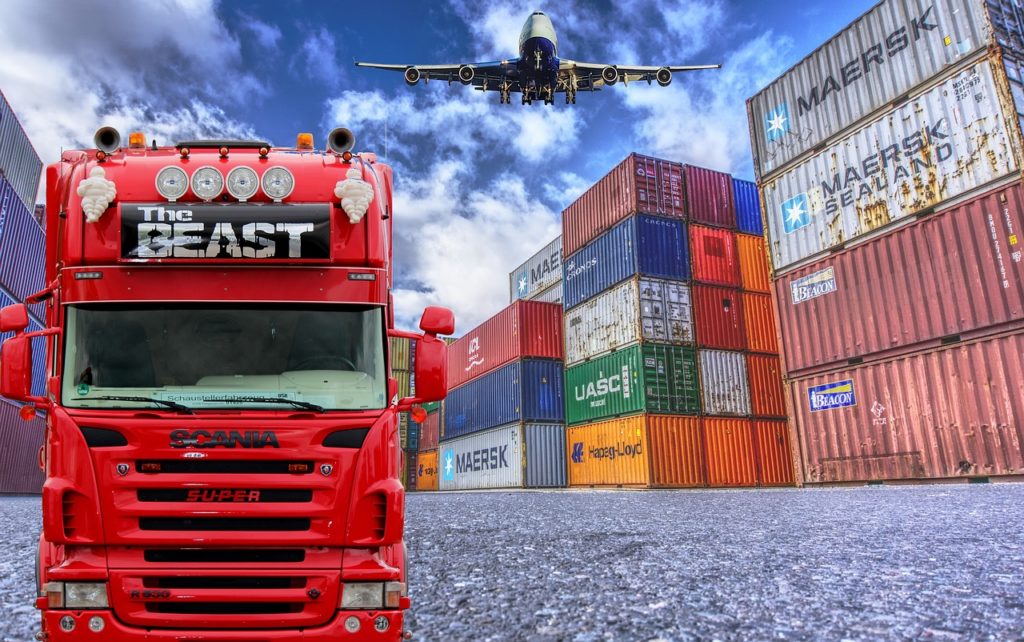 Logistics Truck Container Plane  - Tumisu / Pixabay